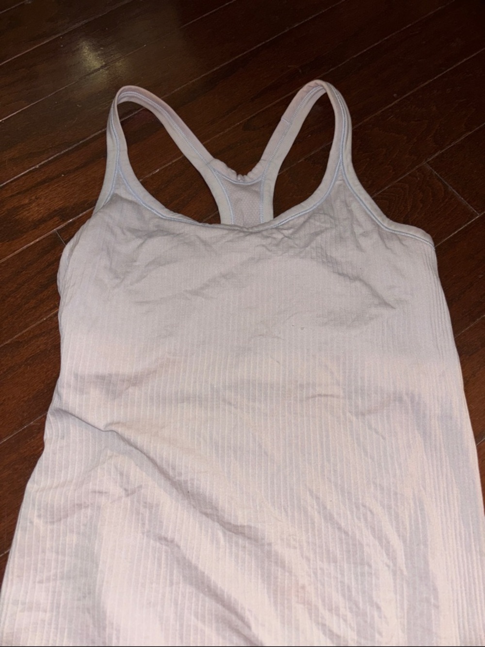 Lululemon Ebb to Street Ribbed Racerback Tank - Light Blue